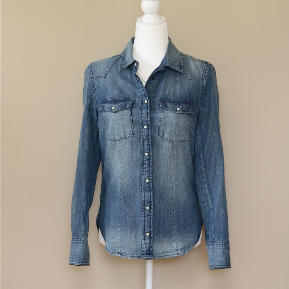 Denim top